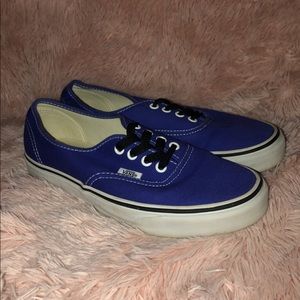 Dark blue thick sole vans